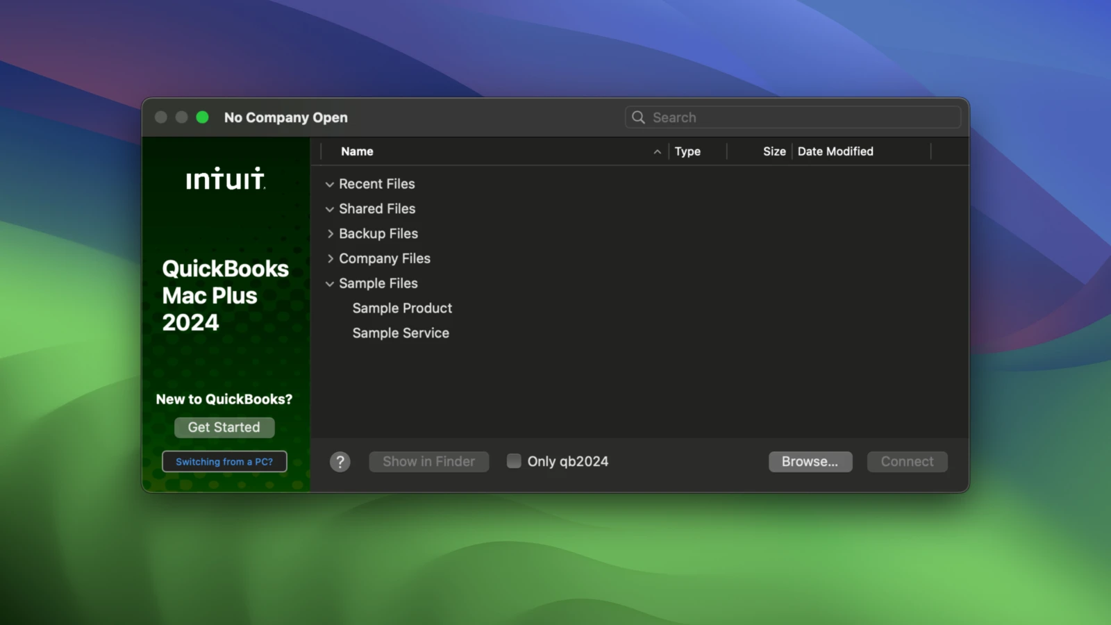 QuickBooks Plus 2024 screenshot 1